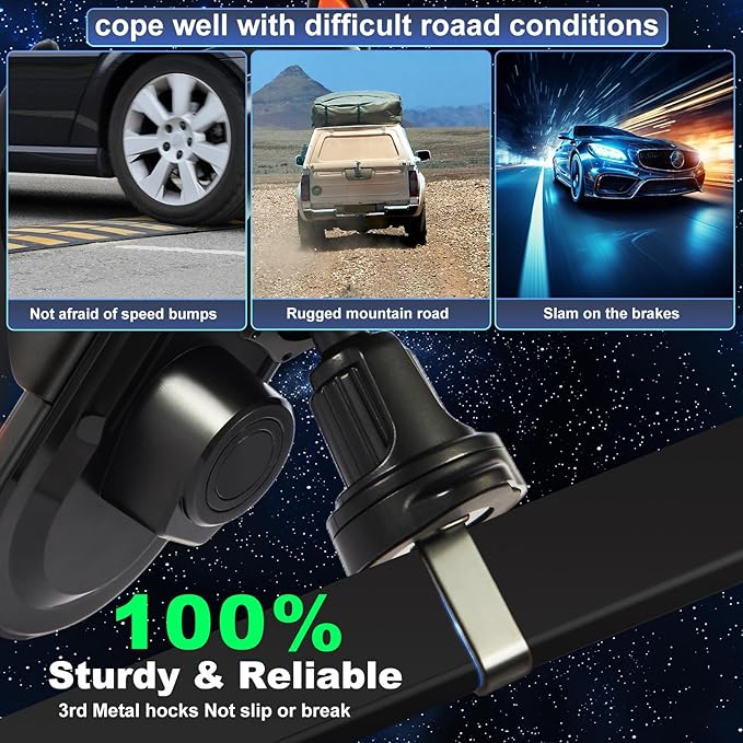 Phone Holders for Your Car with Wireless Chargre - Metal Hook Clip, Auto Clamp Air Vent Cell Phone Car Mount, Hands Free Universal Automobile Cradle Fit for iPhone Android and All Smartphones