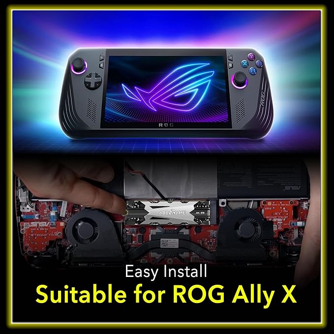 Addlink A95 2TB M.2 SSD Gaming PC Storage Expansion with Heatsink, up to 7200 MB/s, Internal Gaming SSD -2280 PCIe NVMe Gen4X4 3D TLC with Dram NAND SSD