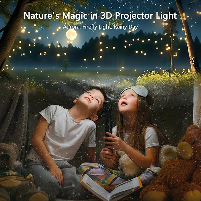 3D Galaxy Projector, AIRIVO 3D Visual Star Projector with 90 3D Scenes, Planetarium Projector with Bluetooth Speaker, Moving Stars, Night Light Projector for Room Decor, Kids Adults, Christmas Gifts