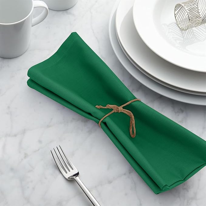 Ruvanti Cloth Napkins Set of 6, 18x18 Inches, 100% Cotton, Washable, Soft & Absorbent, Perfect for Wedding, Christmas, ‎Thanksgiving Dinners - Amazon