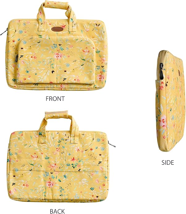 Maison d'Hermine Laptop bag with front pocket Stain and water repellent Cotton canvas
