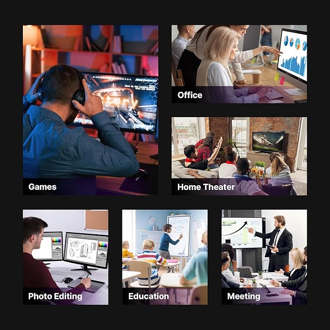 Reatan A6 AMD Ryzen 7 7840HS Gaming Mini PC, 32GB RAM DDR5 5600MHz 1TB SSD, 8C/16T, 8K Triple Displays OCuLink, Mini Computers for Gaming Home Theater Office Business (3 Year After-Sale Support)