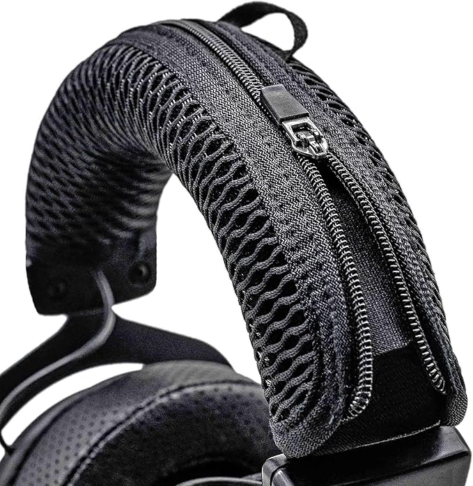 Protective Headband Cover for ATH M Series & Virtuoso - Compatible with Virtuoso XT, SE, Wireless, M50X, M50XBT, M50, M40X & More (Black Breathable Mesh Fabric)