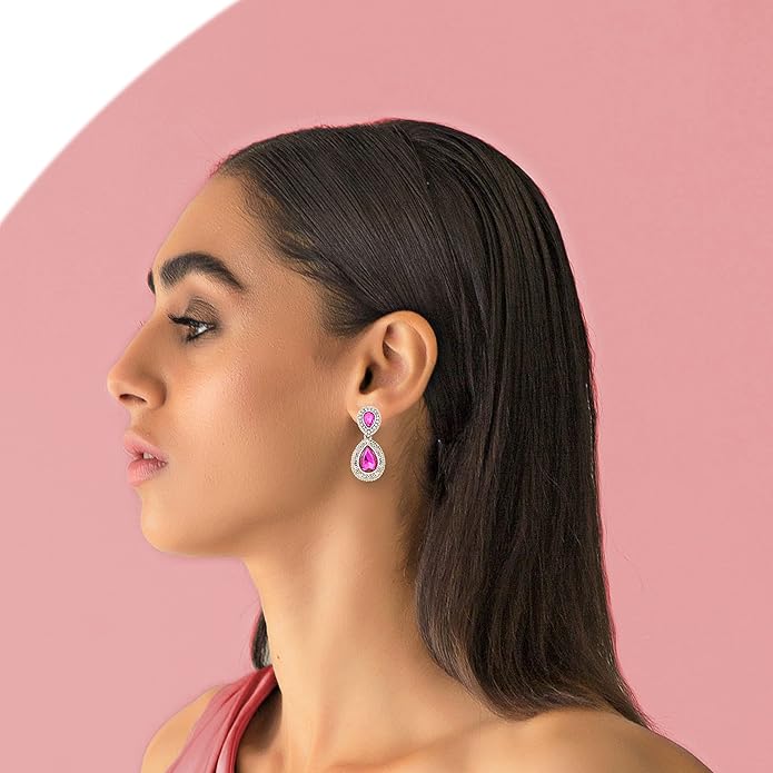Spinningdaisy Clip On Earrings for Women | Non Pierced Earrings for Wedding