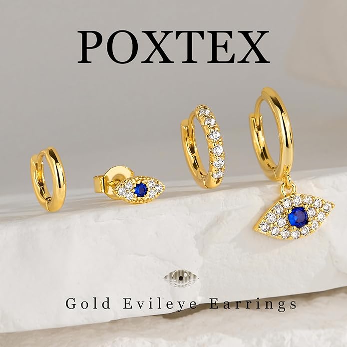 Small Gold Huggie Hoop Earrings Set for Women Men Hypoallergenic 14K Plated Stack Cartilage Earrings, Multiple Piercing Lightweight Mini Thin Cute Dainty Trendy Jewelry Set Christmas Gifts for Women