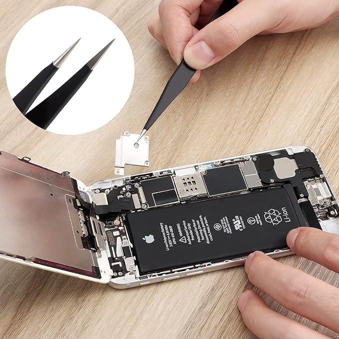 STREBITO Spudger Pry Tool Kit 12 Piece Opening Tool, Metal & Plastic Spudger Tool Kit, Prying Cleaning & Open Tool for iPhone, Laptop, iPad, Cell Phone, MacBook, Tablet, Computer, PS4, Electronics