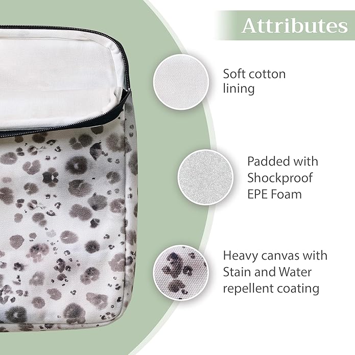 Maison d'Hermine Laptop bag with front pocket Stain and water repellent Cotton canvas