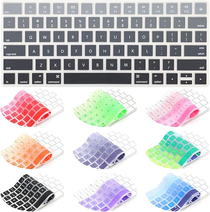 Allinside Ombre Gray Cover for Apple Magic Keyboard (MLA22LL/A) with US Layout