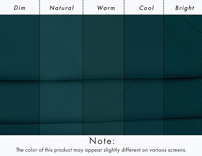 Ruvanti Premium Cloth Napkins Set of 12, 18x18 Inches, 100% Cotton, Washable, Soft & Absorbent, Perfect for Wedding, Christmas, Thanksgiving Dinners - Deep Teal