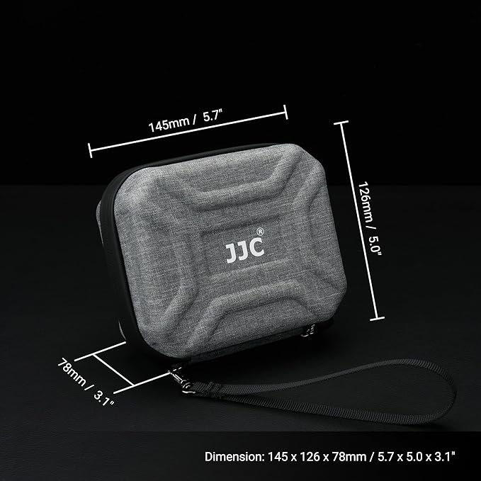 JJC Durable Lens Filter Pouch Case for 10 Circular Filters Up to 95mm 82mm, Dustproof & Water-Resistant Camera Lens Filter Storage Wallet for ND UV CPL Filter