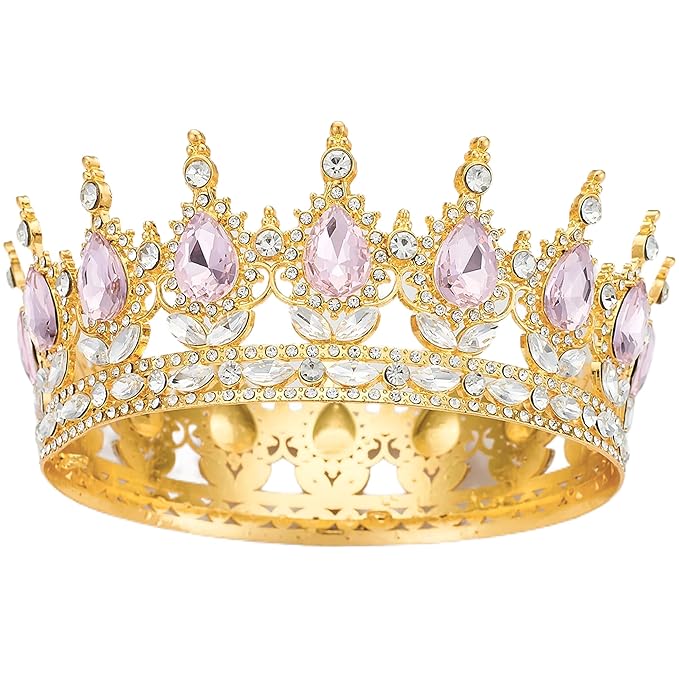 Queen Crown Rhinestone Wedding Crowns and Tiaras for Women Costume Party Hair Accessories Princess BirthdayCrown Crystal BridalCrown