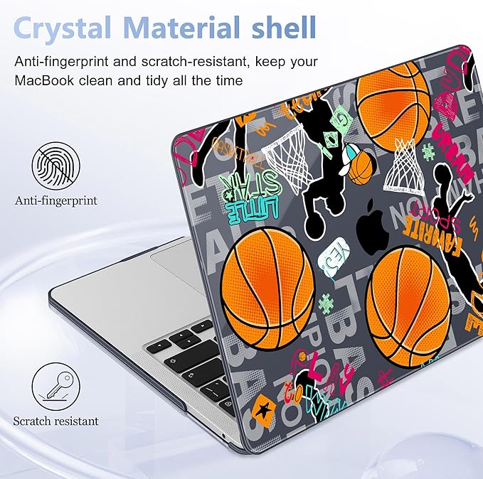May Chen Case for MacBook Pro 13 inch M2 2023,2022,2021,2020 A2338 M1 A2251 A2289, Plastic Hard Shell Case for MacBook Pro 13" with Touch Bar Fits Touch ID, Boy Baseball