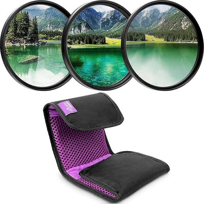 Altura Photo 67mm Lens Filter Kit - Multi-Coated UV Protector, CPL Polarizing and ND Neutral Density Filters + Case for Camera Accessories & Lenses
