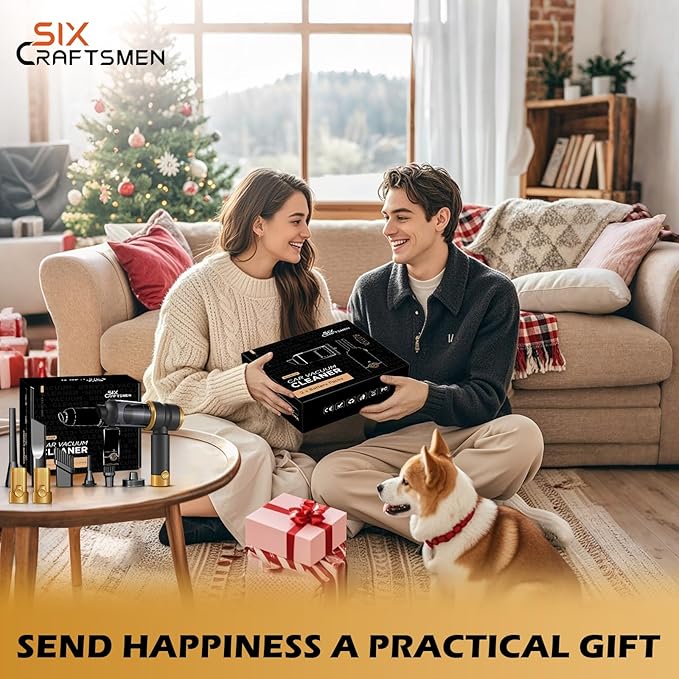 Handheld Car Vacuum Cleaner Cordless, Portable Small Car Vacuum with 16000PA Strong Suction, 4-in-1 High Power Vacuum Cleaner & Air Duster with 2 Batteries, Mini Handheld Vacuum for car,home,office