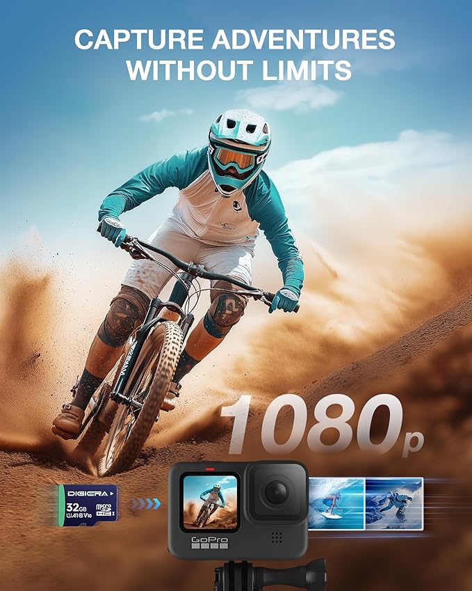 32GB CT100 microSDHC UHS-I Memory Card with Adapter - up to 100MB/s, C10, U1, V10, Full HD, A1, Micro SD Card for Smartphones, Tablets, Cameras, Gaming Consoles, and Drones (5 Pack)