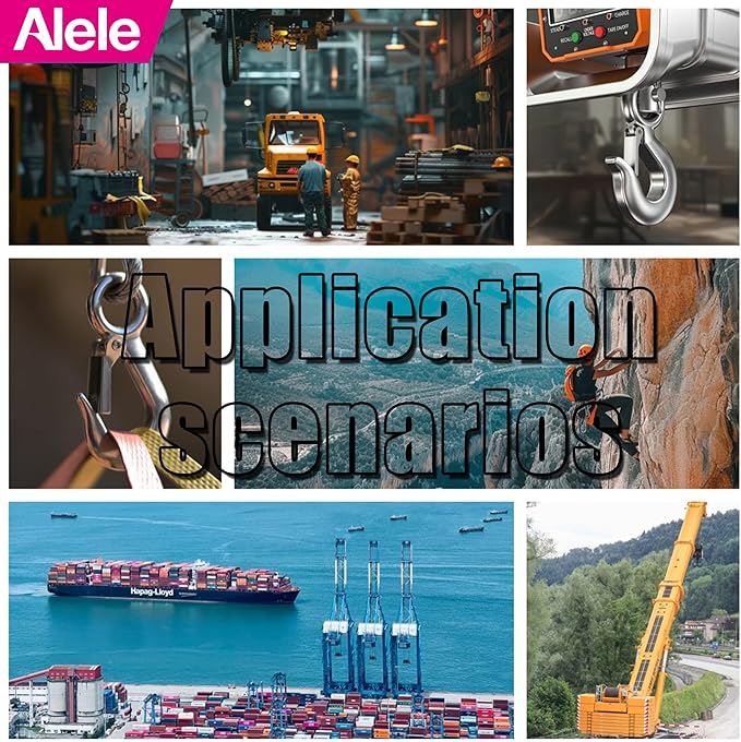 Alele Grab Hooks,Slip Hooks,304 Stainless Steel Lifting Hook Rigging Accessory,440 lbs.Work Load (Grab Hooks 0.2t)