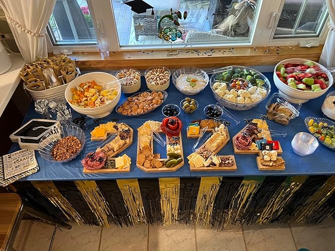 15.8'' Wood Number Charcuterie Fillable Board Box, Reusable Alphabet Number Shaped Form Tray for Anniversaries, Serving Tray for Birthday Party Decor Serving Plates Display Candy Cake (Number 7)