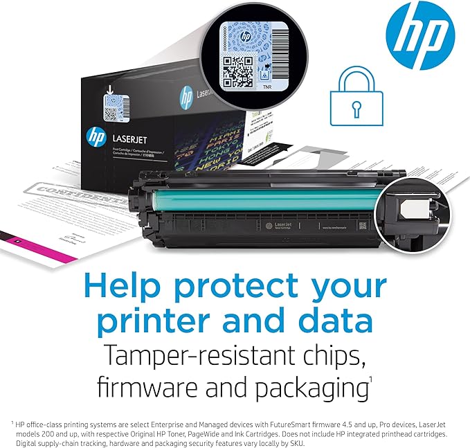 HP 212A Magenta Toner Cartridge | Works with HP Color LaserJet Enterprise M554, M555 Series, HP Color LaserJet Enterprise MFP M578 Series | W2123A