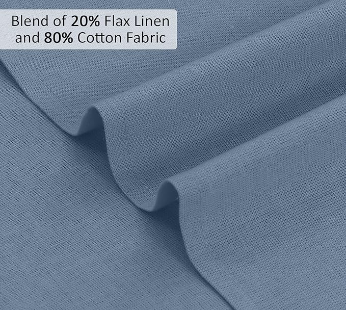 Ruvanti Linen Napkins Set of 12, 18x18 Cloth Napkins, Cotton Linen Blend Napkins Cloth Washable, Soft, Reusable Dinner Napkins for Wedding, Parties, Christmas, Thanksgiving, Everyday Use - Grey