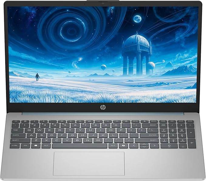 HP Touch Screen Laptop Computer, 15.6" FHD IPS LED Touchscreen Laptop 16GB RAM 512GB SSD, Intel Core i3-N305, Windows 11 Pro with Microsoft Office Lifetime Suite, SageNova Earphones, Moonlight Blue