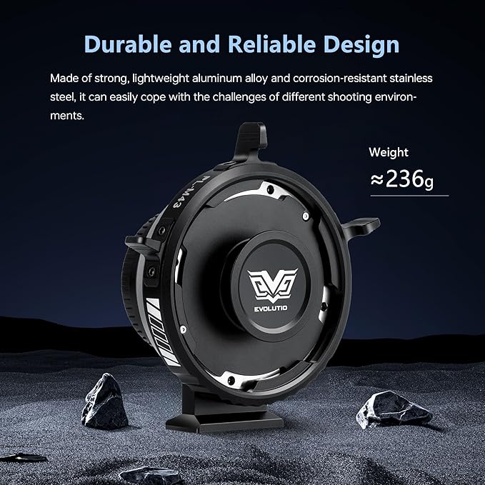 VILTROX PL-M43 Lens Adapter, Lens Converter Ring Camera Lens Mount Adapter Ring Compatible with PL Lens to M43 Series Mount Cameras Panasonic GH5,G1,GH1,GH4/Olympus EP1,EP2,EM1,EM