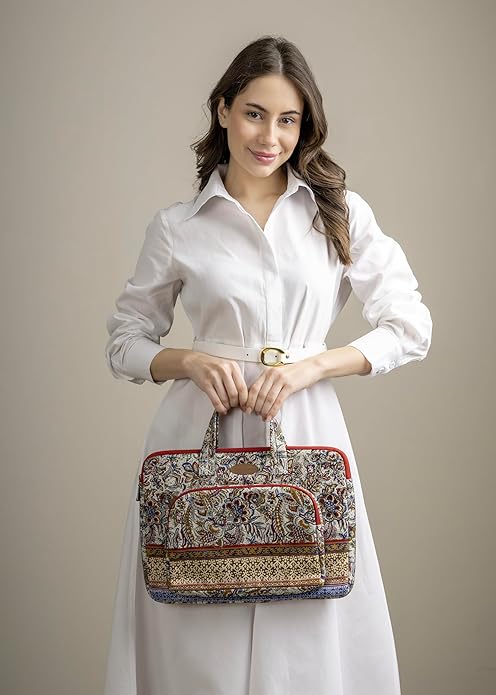Maison d'Hermine Laptop bag with front pocket Stain and water repellent Cotton canvas