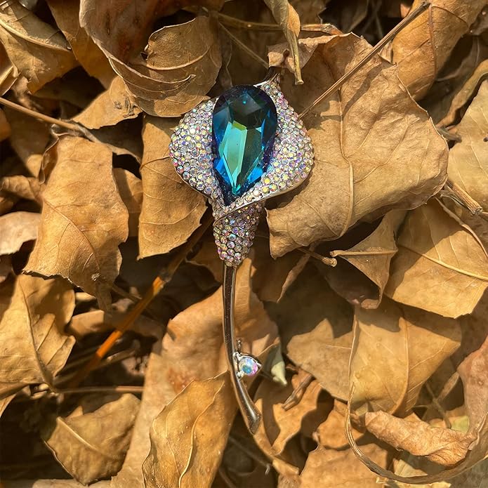 Brooch Pins For Women Fashion, Flower Brooches Jewelry For Women Floral Series Brooches And Pins Designer Lady's Costume