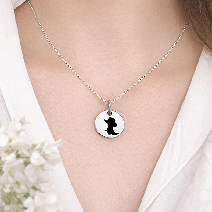SM Design Western Charm Set of 4 – Stainless Steel Western Charms for Bracelets & Necklaces – Cowgirl, Ranch & Country Style Jewelry Charms – Western Gift for Women & Moms