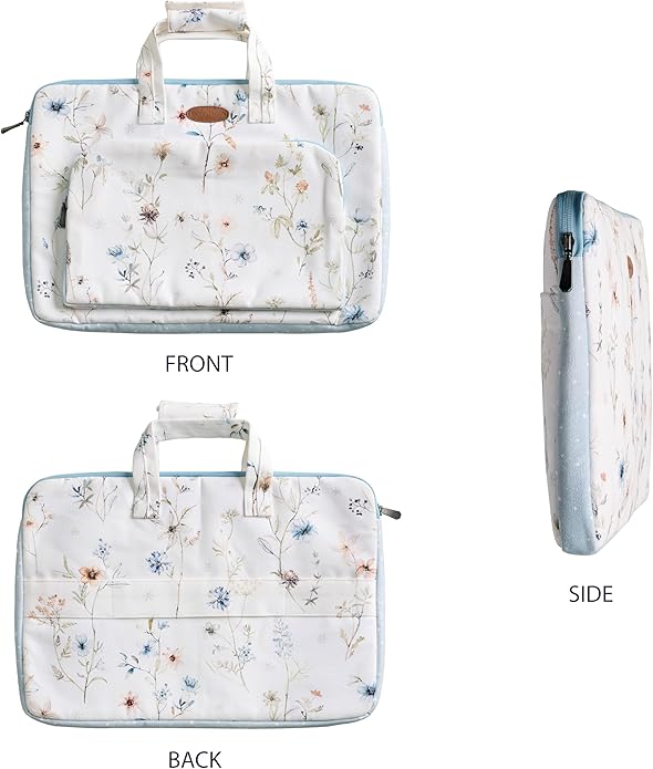 Maison d'Hermine Laptop bag with front pocket Stain and water repellent Cotton canvas