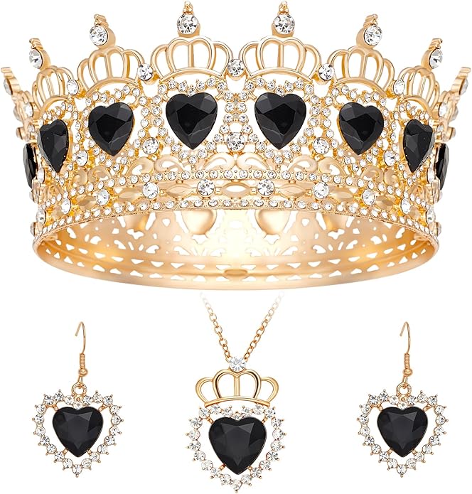 Queen Crown Rhinestone Wedding Crowns and Tiaras for Women Costume Party Hair Accessories Princess Birthday Crown Crystal Bridal Crown