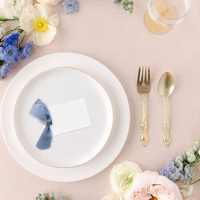 Dinner Place Cards Blue, Dusty Blue Wedding Decor, Paper Place Cards For Table Setting, Table Name Cards For Wedding, Baby Shower Place Cards, Baby Shower Decorations, Placecards, Set of 20 (Blue)