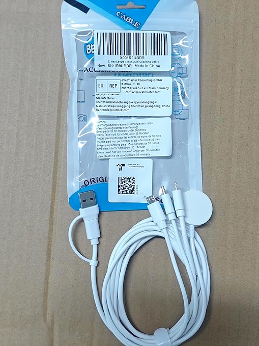 Multi Charging Cable 4 in 2 for Apple Watch Charger i-Phone, Travel 4 in 2 Watch & Phone Charger with iOSPorts/Type C/Micro USB Port Compatible with iWatch/iPhone 16 15/Galaxy Android-6FT