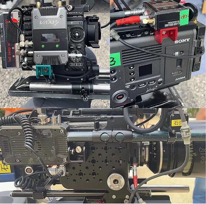 Block 3/8" Thread Bracket Lock Mounting Adapter Right Angle for ARRI Sony RED Camera Lens Motor Teradek Wireless Red