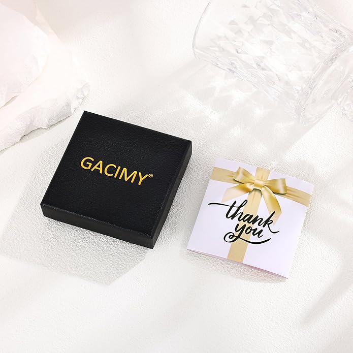 Gacimy Flatted Hoop Earrings for Women 14K Gold Plated with 925 Sterling Silver Post