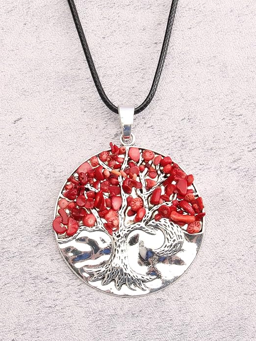 GelConnie Boho Necklaces for Women Vintage Silver Circles Long Pendant Necklace Cowgirl Sweater Necklace Adjustable Leather Choker Necklace for Women