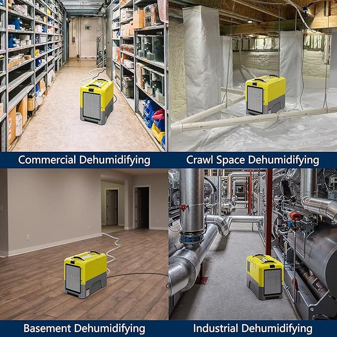 ALORAIR 180PPD LGR Commerical Dehumidifier with Pump, Wi-Fi APP Controls Industrial Dehu, Capacity up to 85 PPD at AHAM, 5 Years Limited Warranty, cETL Listed, for Large Space