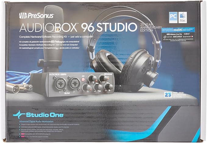 PreSonus AudioBox USB 96 Studio with Studio One Pro Software
