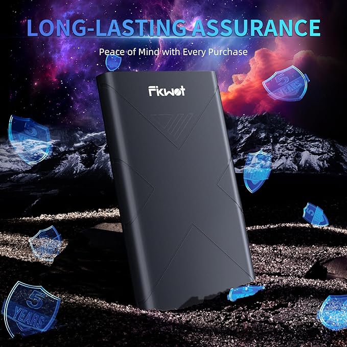 2TB External SSD, Portable SSD, Up to 2000MB/s, USB 3.2 Gen2x2 External Solid State Drives, Compatible with Smart TV, PS5/PS4(Pro), iPhone 15/16, Xbox, Mac & Windows and Other Devices(FP80)