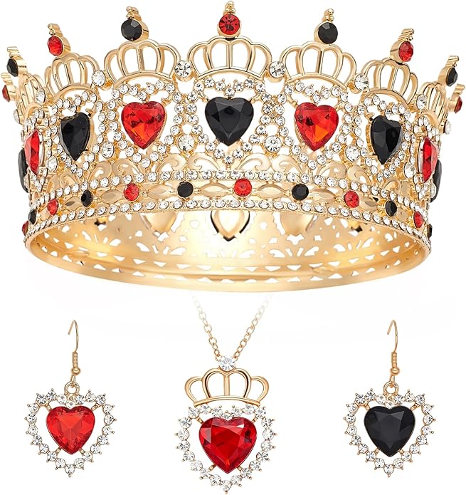 Queen Crown Rhinestone Wedding Crowns and Tiaras for Women Costume Party Hair Accessories Princess Birthday Crown Crystal Bridal Crown