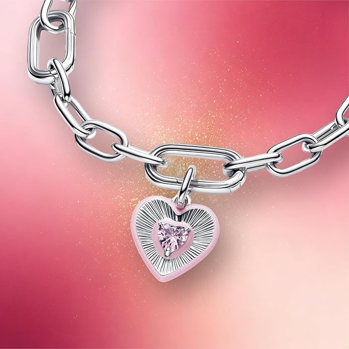 Gold Heart Family Charms Bead for Bracelets and Necklaces Jewelry Charm for Women Valentine Mother's Day