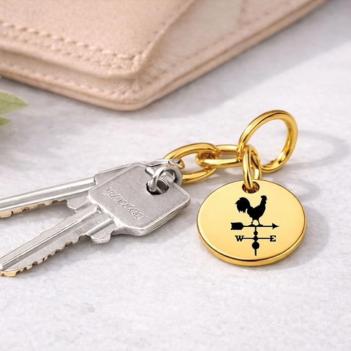 SM Design Western Charm Set of 4 – Stainless Steel Western Charms for Bracelets & Necklaces – Cowgirl, Ranch & Country Style Jewelry Charms – Western Gift for Women & Moms