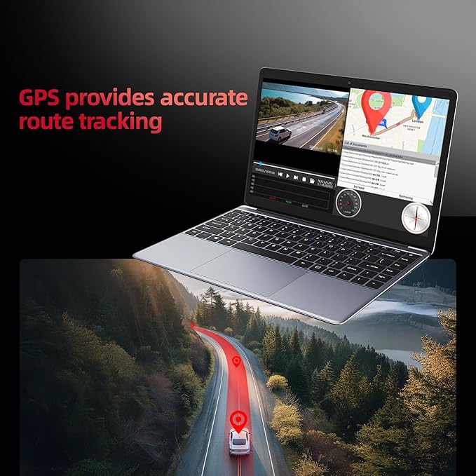 2025 Rearview Mirror Camera for Cars,12'' Mirror Dash Cam 4 Channel, 360 Dashcam Front Rear Inside,Touch Screen Backup Camera,IR Night Vision,WiFi,APP,GPS, 24/7 Recording Parking Monitor,Free 128GB SD