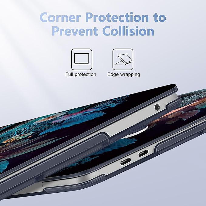 May Chen Compatible with MacBook Pro 13 inch Case 2022 2021 2020 Release Models A2338 M2 M1 A2251 A2289, Plastic Hard Shell Case for MacBook Pro 13 Inch with Touch Bar Fits Touch ID, Elephant