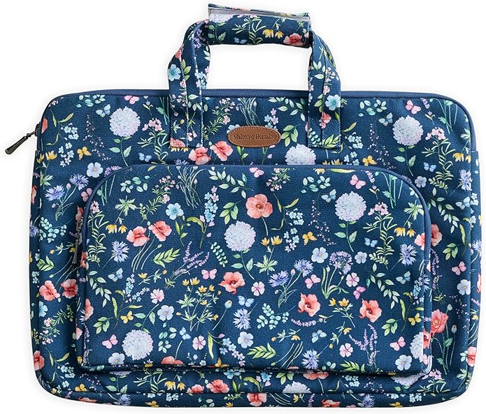 Maison d'Hermine Laptop bag with front pocket Stain and water repellent Cotton canvas