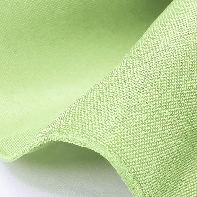 TableLinensforLess 17x17 Inch Polyester Cloth Napkins, Set of 12 (Mint)