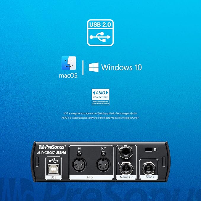 PreSonus AudioBox USB 96 Studio with Studio One Pro Software