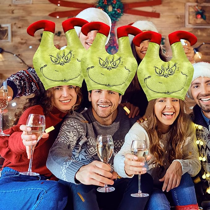 Christmas Hat,Gnome Hat, Strange Dr.Seuss Hats,Holiday Duck Cap for Xmas New Year Festive Party Supplies