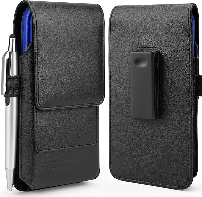 Mopaclle Phone Holster with Rotating Belt Clip, Rugged Cell Phone Belt Holder for Galaxy S25/S24/S23/S22 Ultra, Note 20 Ultra, A56, F36 Series – Fits with Case On, for Men Women