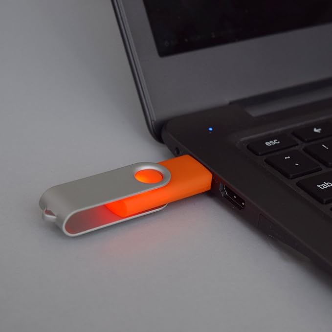 10 Pack 8GB USB Flash Drives USB 2.0 8GB USB Thumb Drive Pen Drive,Orange