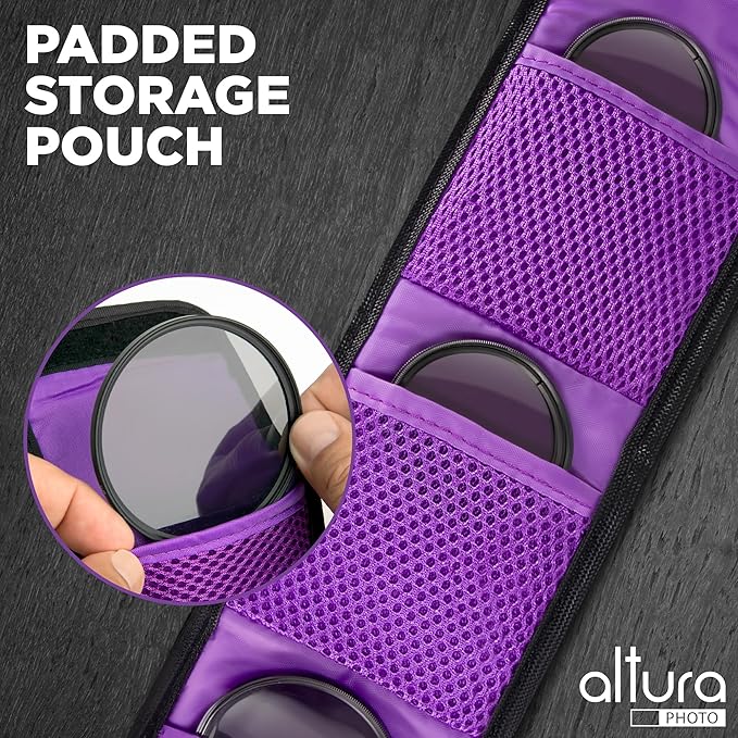 Altura Photo 67mm Lens Filter Kit - Multi-Coated UV Protector, CPL Polarizing and ND Neutral Density Filters + Case for Camera Accessories & Lenses